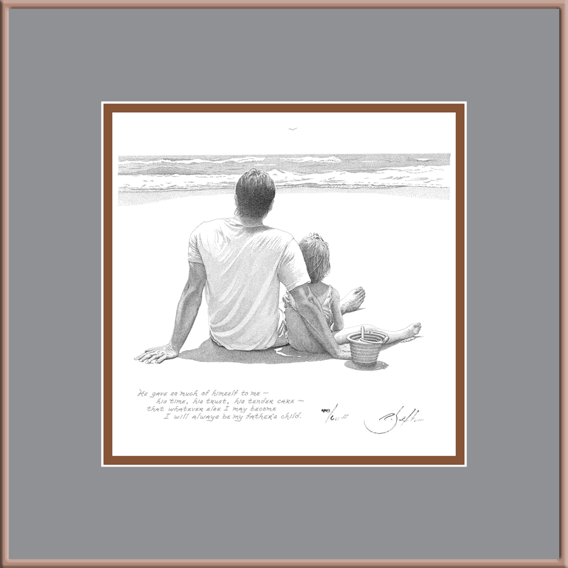 A Father's Gift-Matted