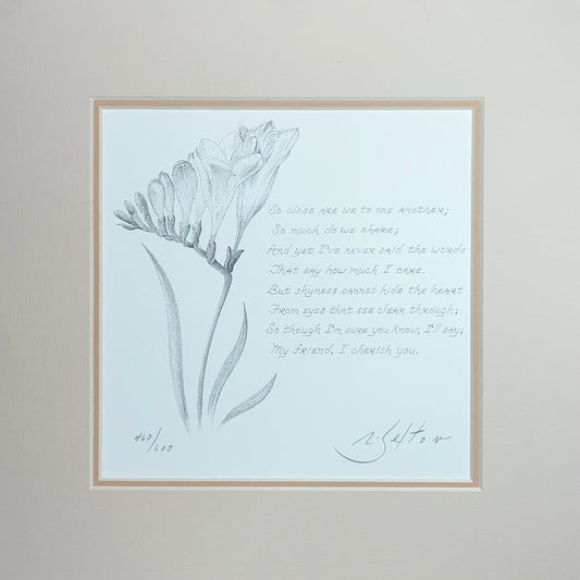 A Note to a Friend-Matted