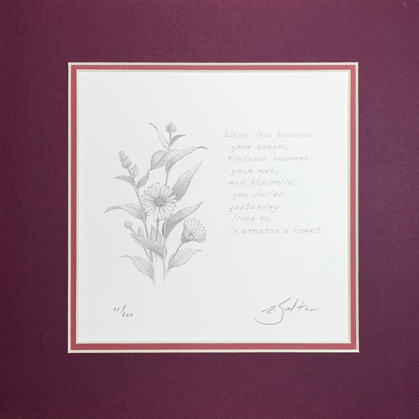 Fleurs de L'esprit-Matted