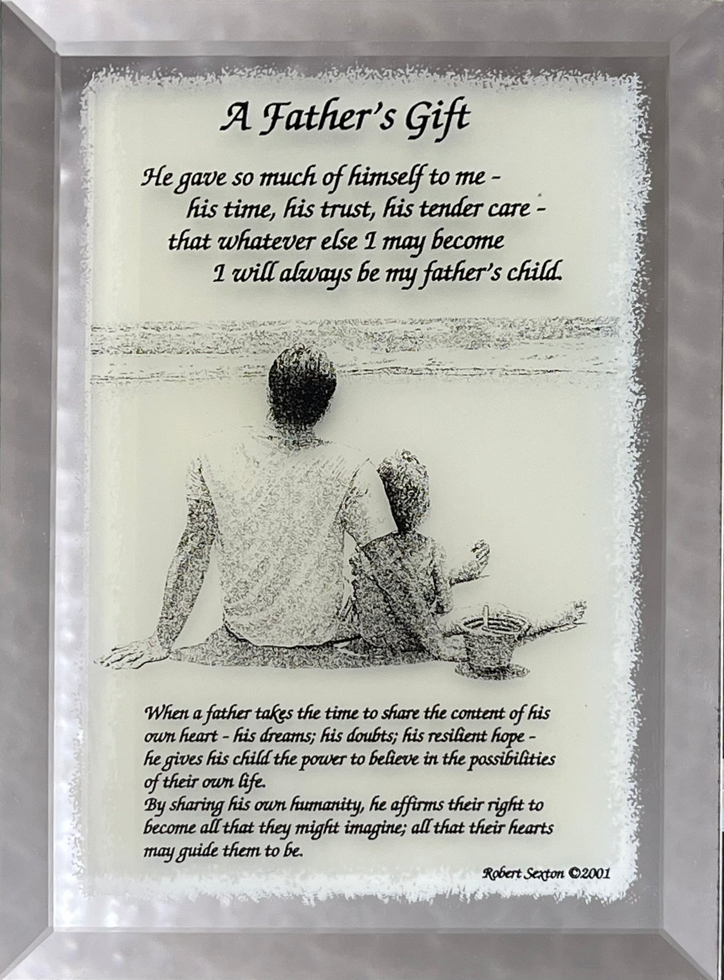 A Father' Gift-Mirrored plaque