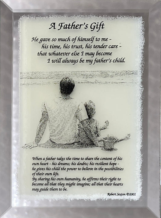 A Father' Gift-Mirrored plaque
