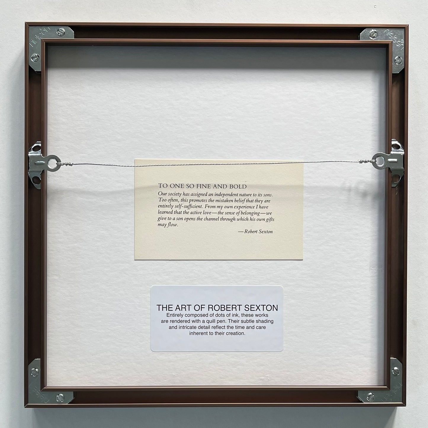 To One So Fine and Bold